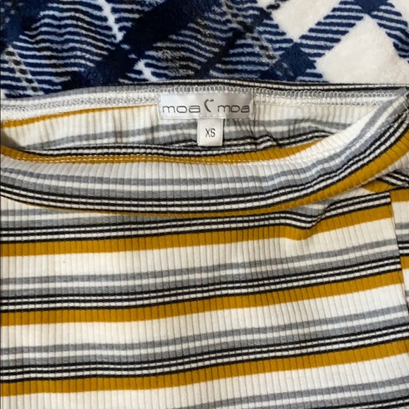 Dry Goods Striped Tube Top Shirt - Picture 4 of 4